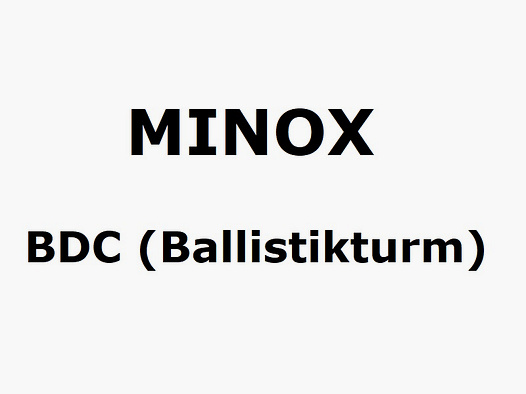 Minox Ballistikturm BDC für RS6