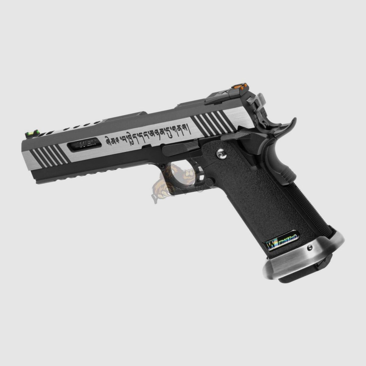 WE Hi-Capa 6 Force A Silver Barrel Full Metal GBB -F-, Bild 2 von 6