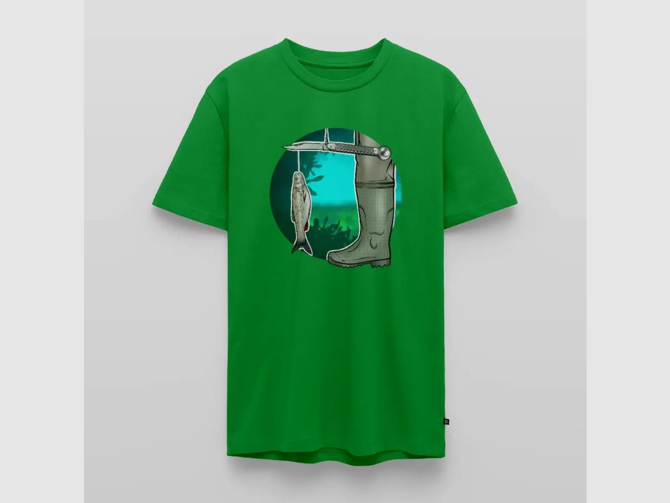 PUMA Heren Premium T-Shirt "Waagemesser – Petri Heil"