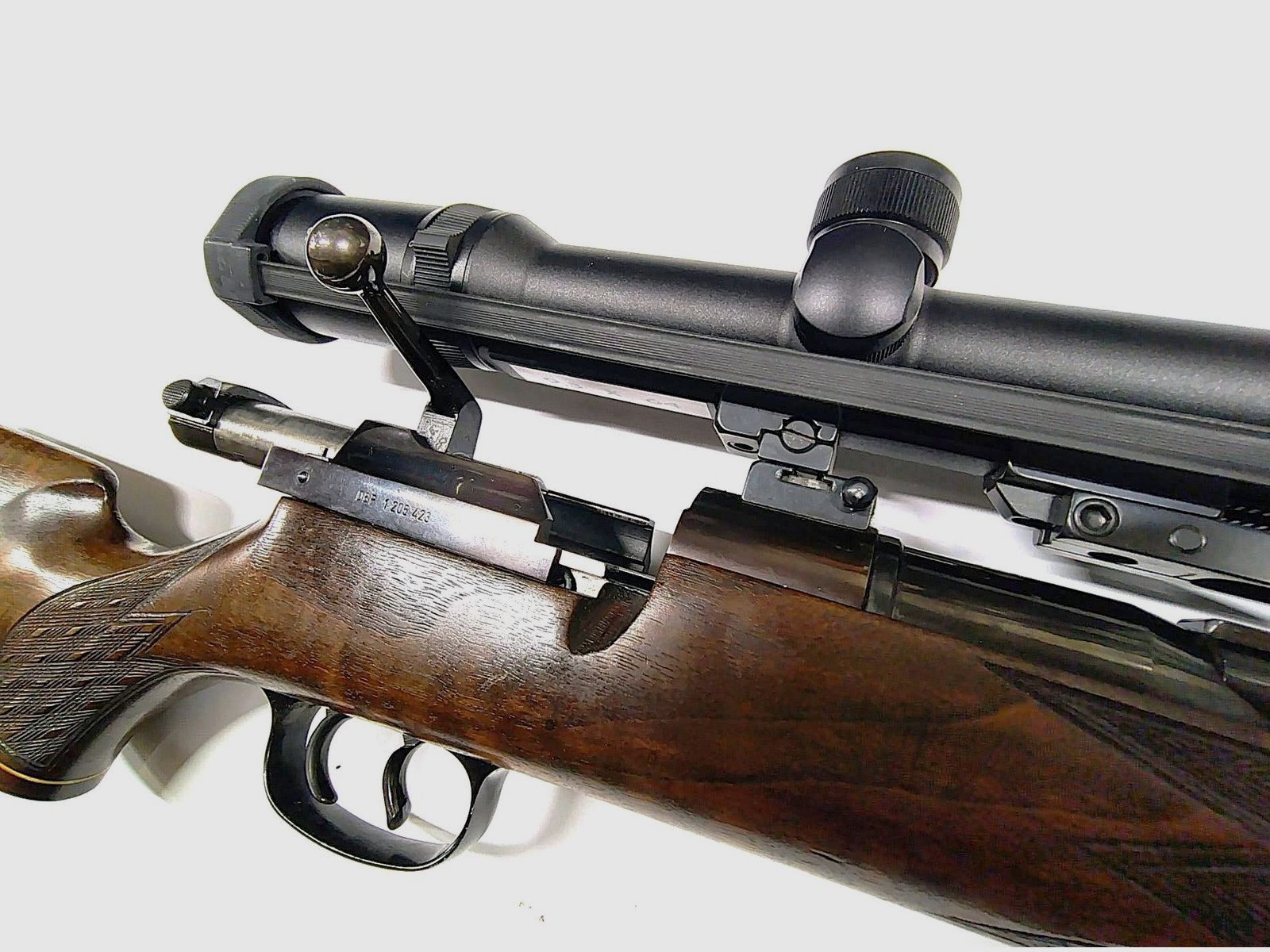 Büchse MAUSER Mod.66 Europa Kal.9,3×64 mit Zielfernrohr SWAROVSKI 1–6×42 und Montage APEL, Bild 3 von 4
