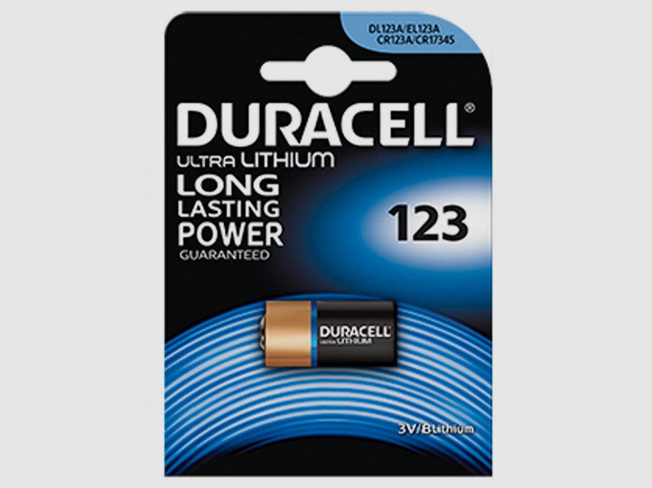 Lithium-Batterie CR123 3 Volt - Duracell, Bild 2 von 3