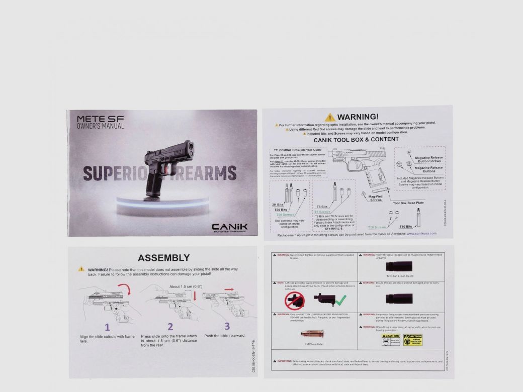 Pistolet Canik METE SF Combat Black cal. 9x19mm, image 18 sur 18