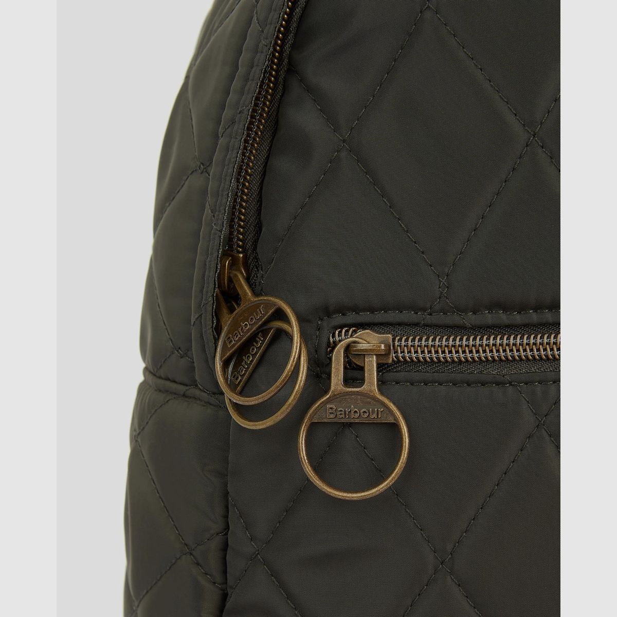 BARBOUR Quilted Backpack Olive