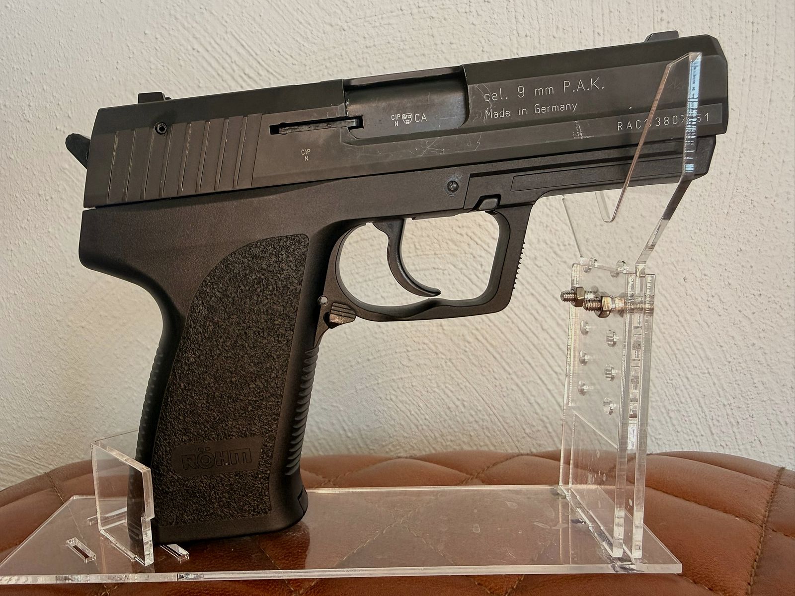Röhm RG 96 blank firing pistol blued