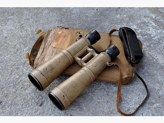 Dienstglas Afrika Korps 10x50 uit Wk2