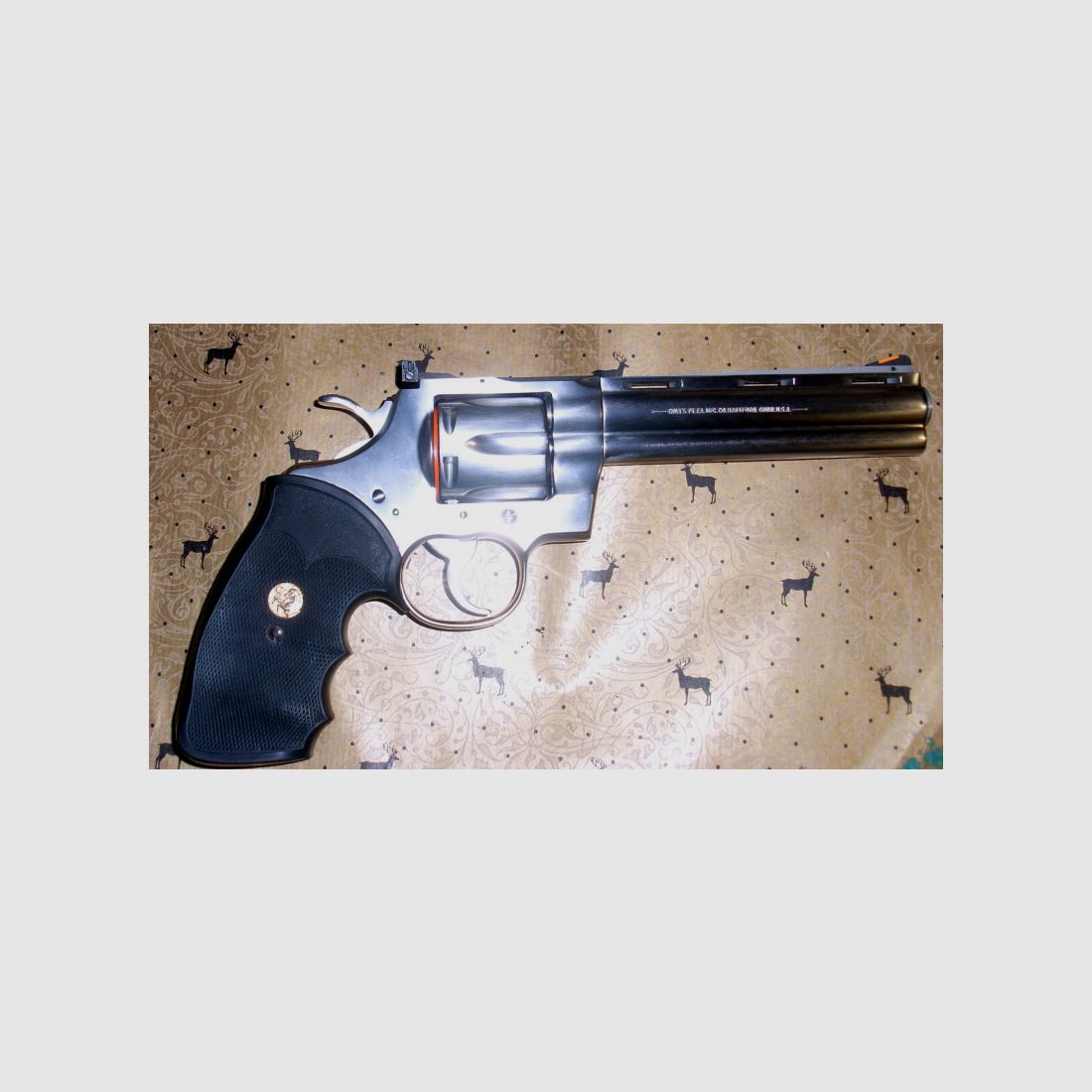 Colt Python Stainless Revolver 357 Magnum 6 Zoll