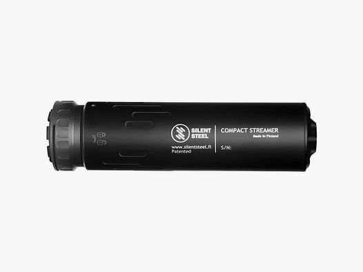 Silent Steel - Tłumik Flow Compact Streamer gen3 Steel 5,56 - Black - CST556B-SS