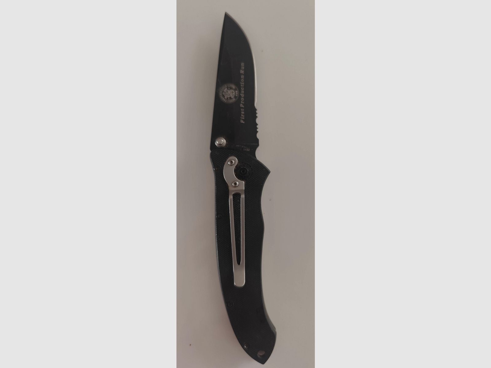 ❗Smith and Wesson Einhandmesser Extreme Ops, Stahl 440 C, G-10 Schalen, Gürtelclip
