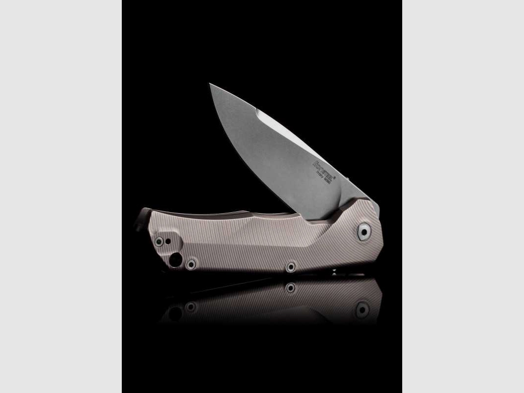 Lionsteel T.R.E. Taschenmesser Blau Titan