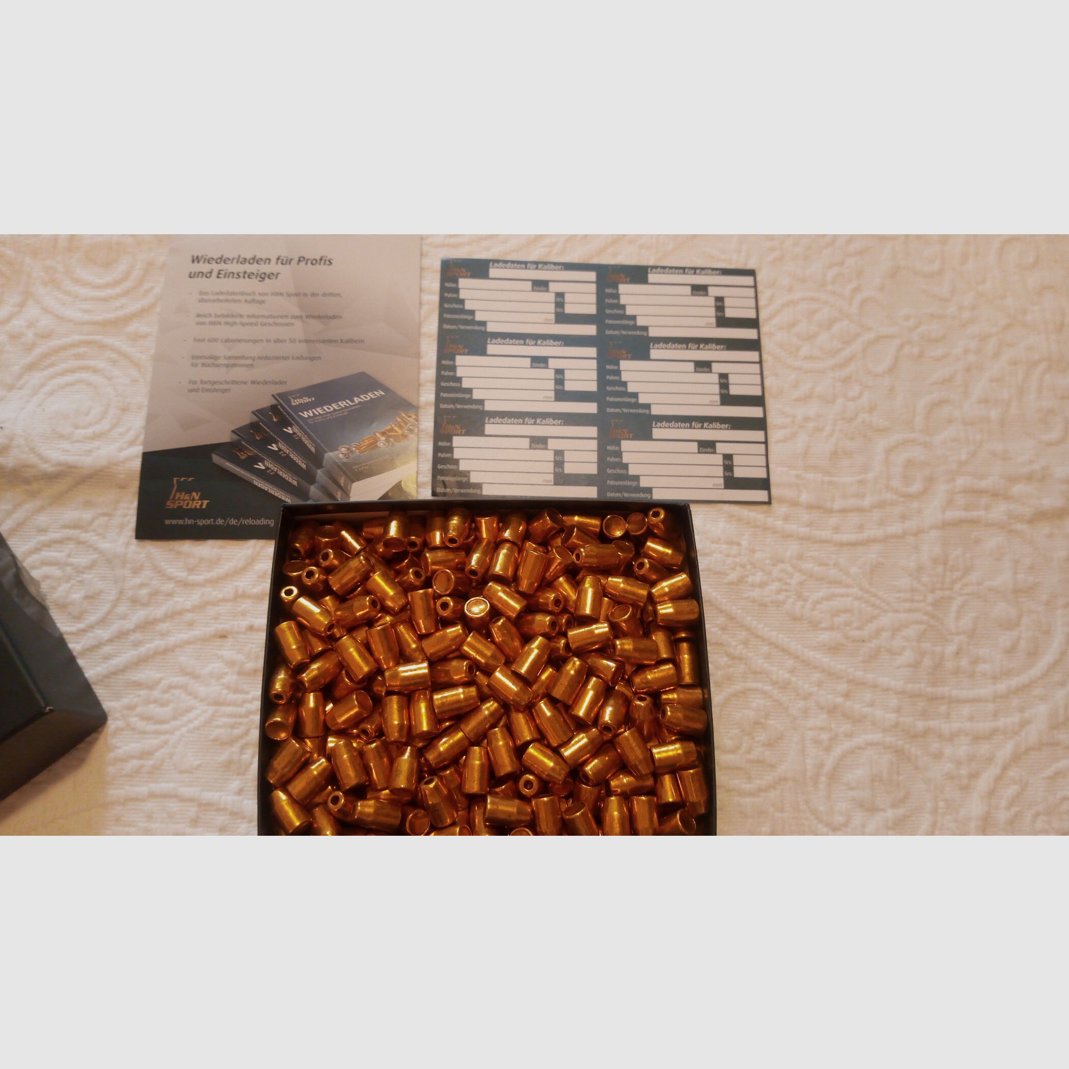 500 H&N Sport .44 Magnum .429" 240gr HP HS Geschosse NEU OVP