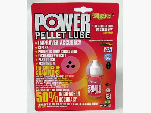 Napier Lubrifiant Power Pellet Lube -Flasche 10 ml.