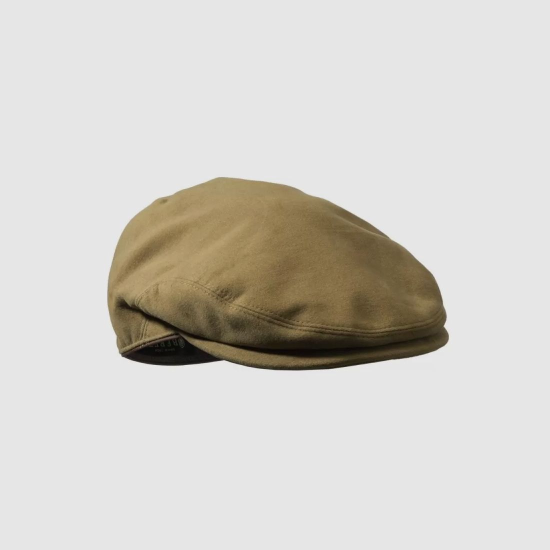 Beretta cappello classico in pelle di topo Marrone