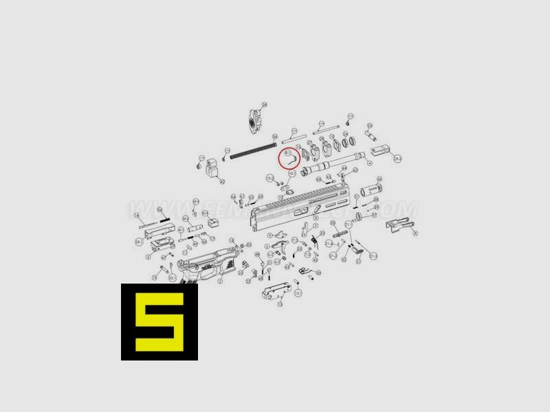 Ressort de verrou de Stribog, image 3 sur 3