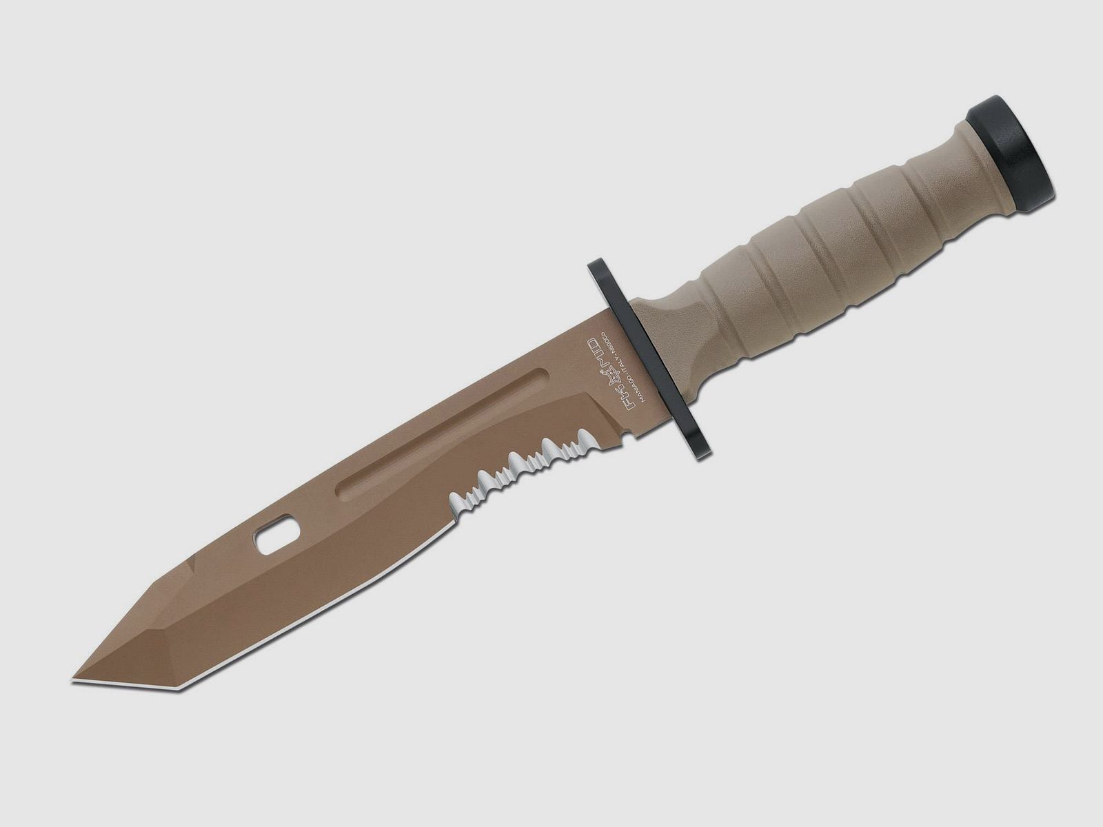 Einsatzmesser Oplita, tan
