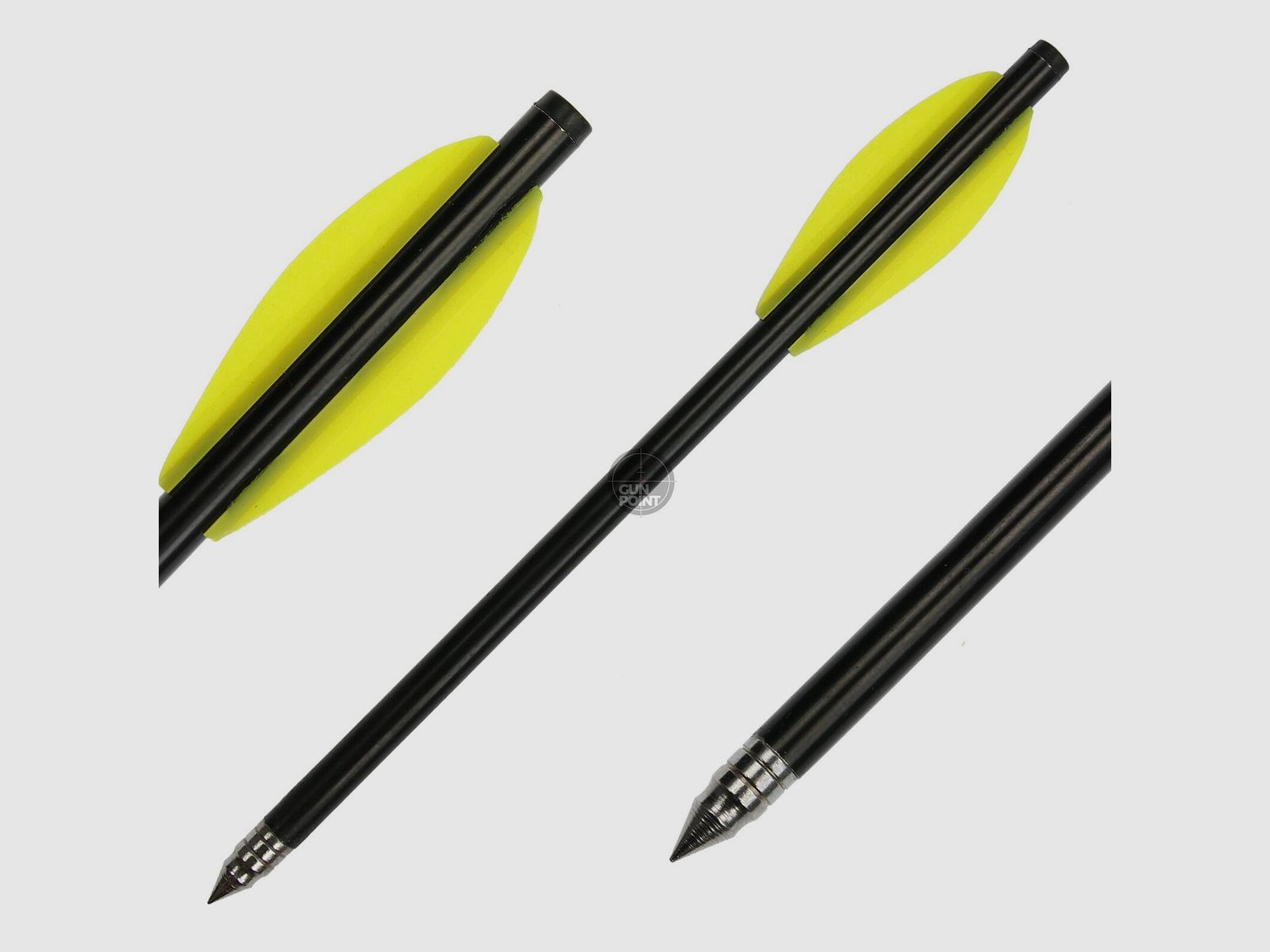 X-BOW FMA Premium Bolzen fr Pistolenarmbrste - 10er Pack - Farbe: Gelb