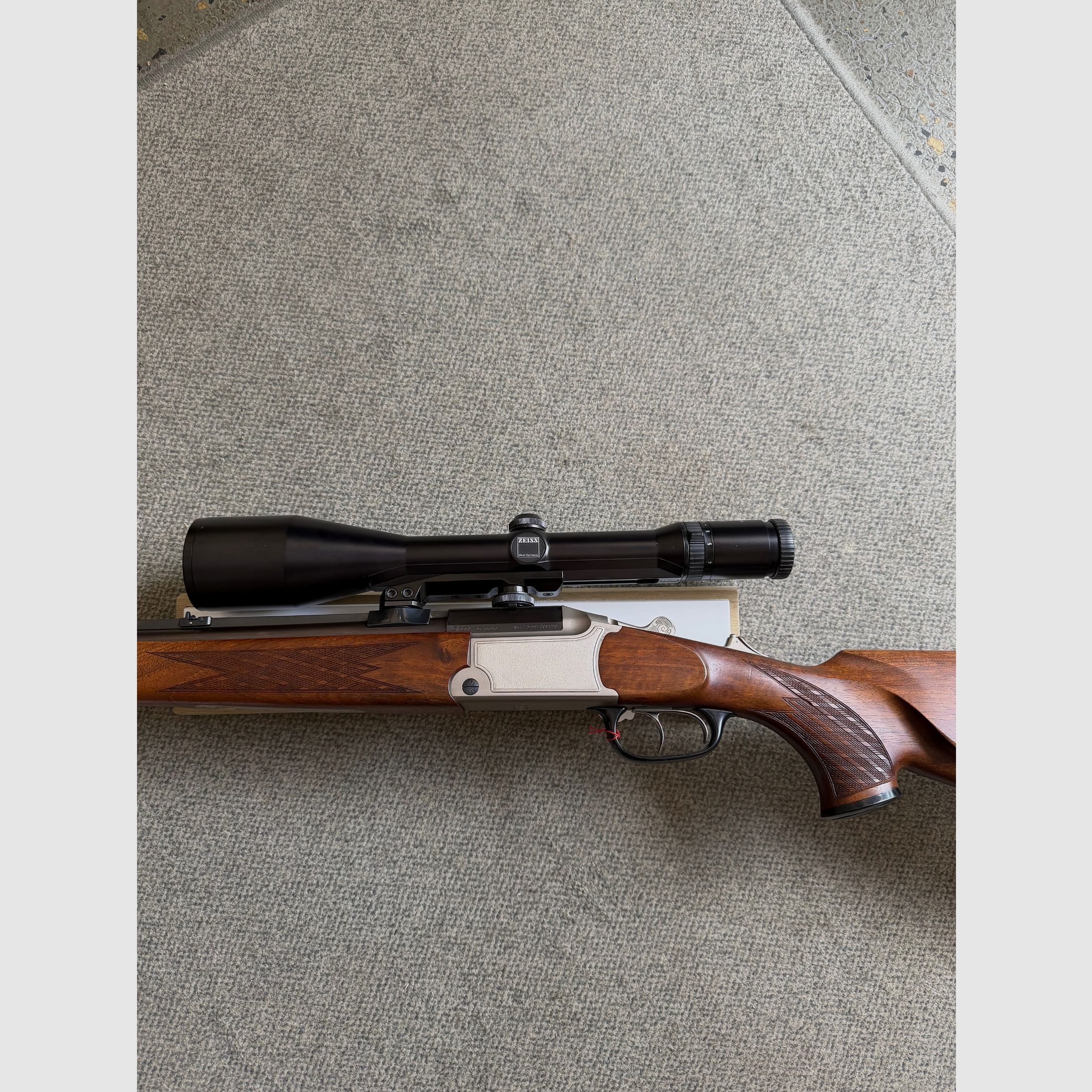 Blaser Bockbüchsflinte 30R Blaser mit Schwenkmontage 