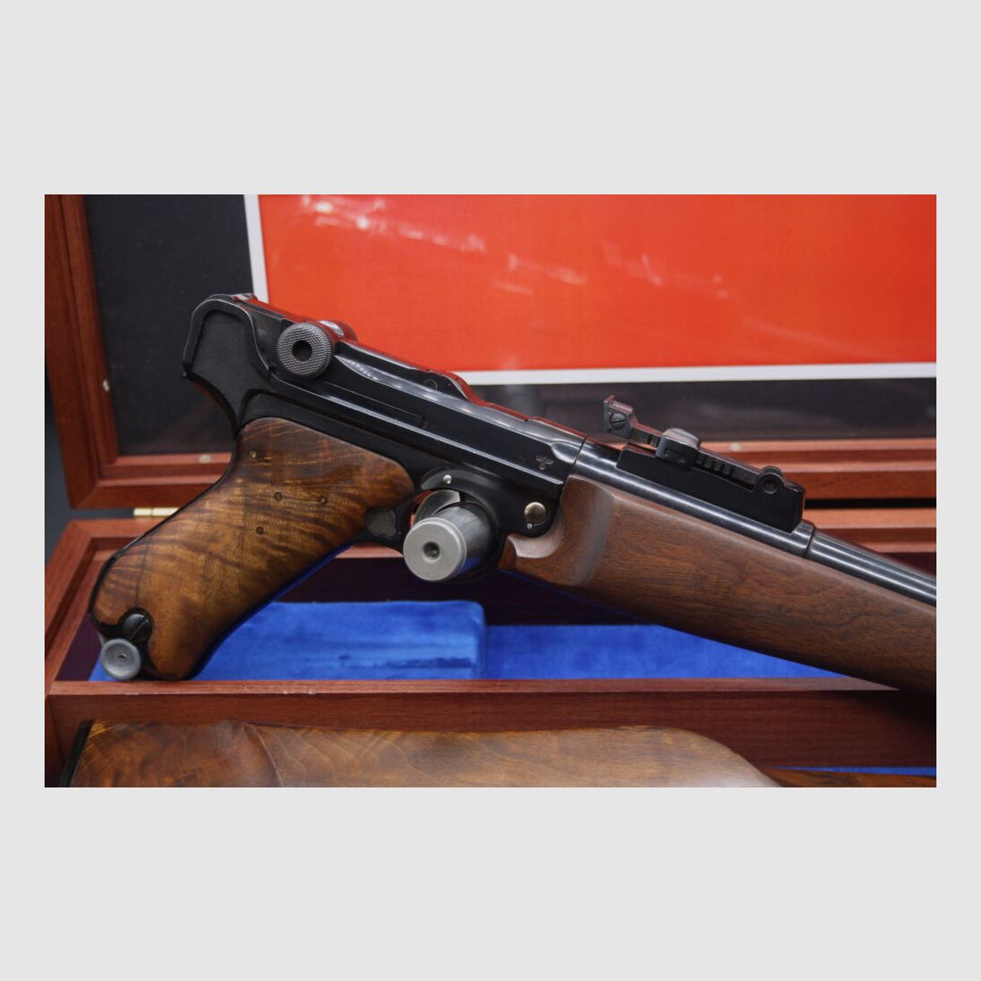 Mauser BYF 43 Pistolenkarabiner P08 Werle Kaliber 9mm Luger aus Sammlung	 Pistolenkarabiner P08