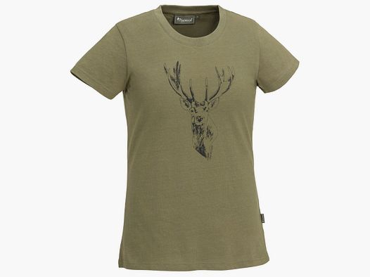 Pinewood T-Shirt Red Deer H.Olive