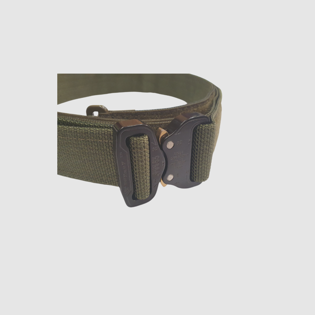 Cinturón táctico Cobra, verde, sin anilla en D, imagen 1 de 7