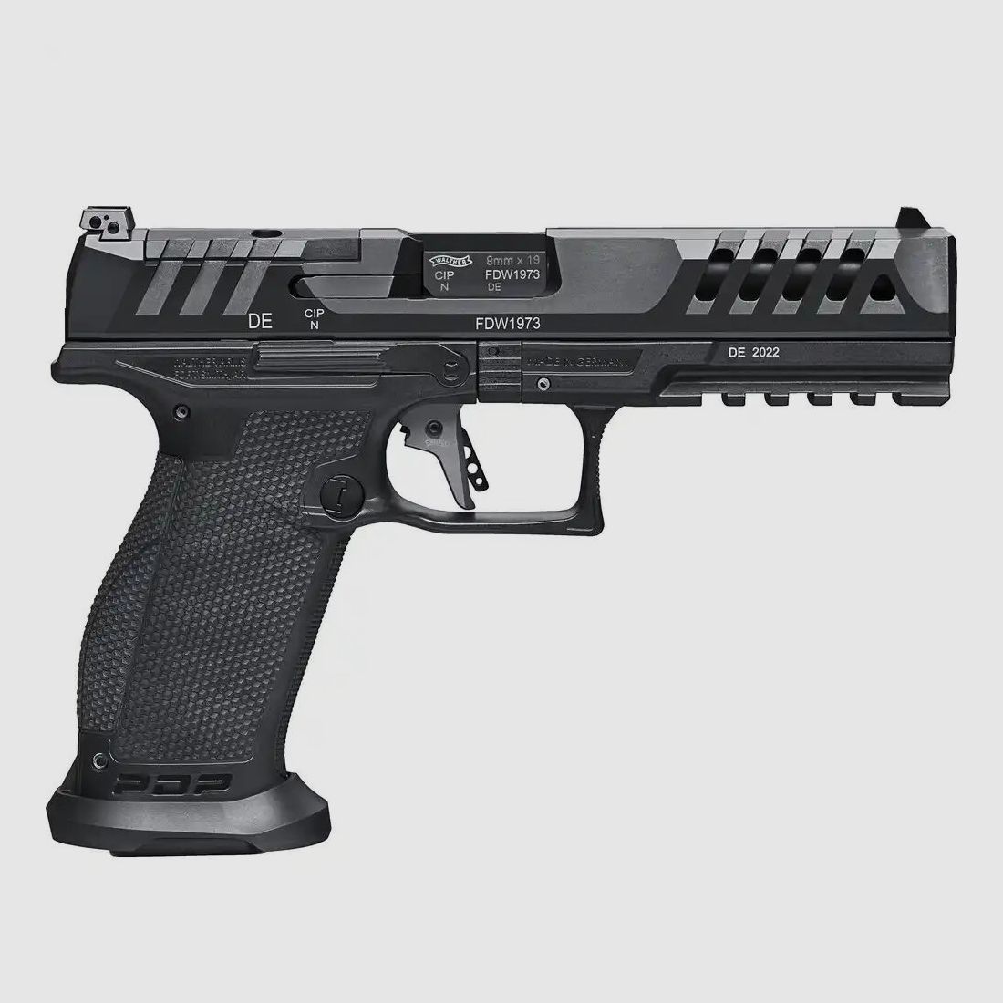 WALTHER PDP MATCH FS - 5" Poly Optics Ready