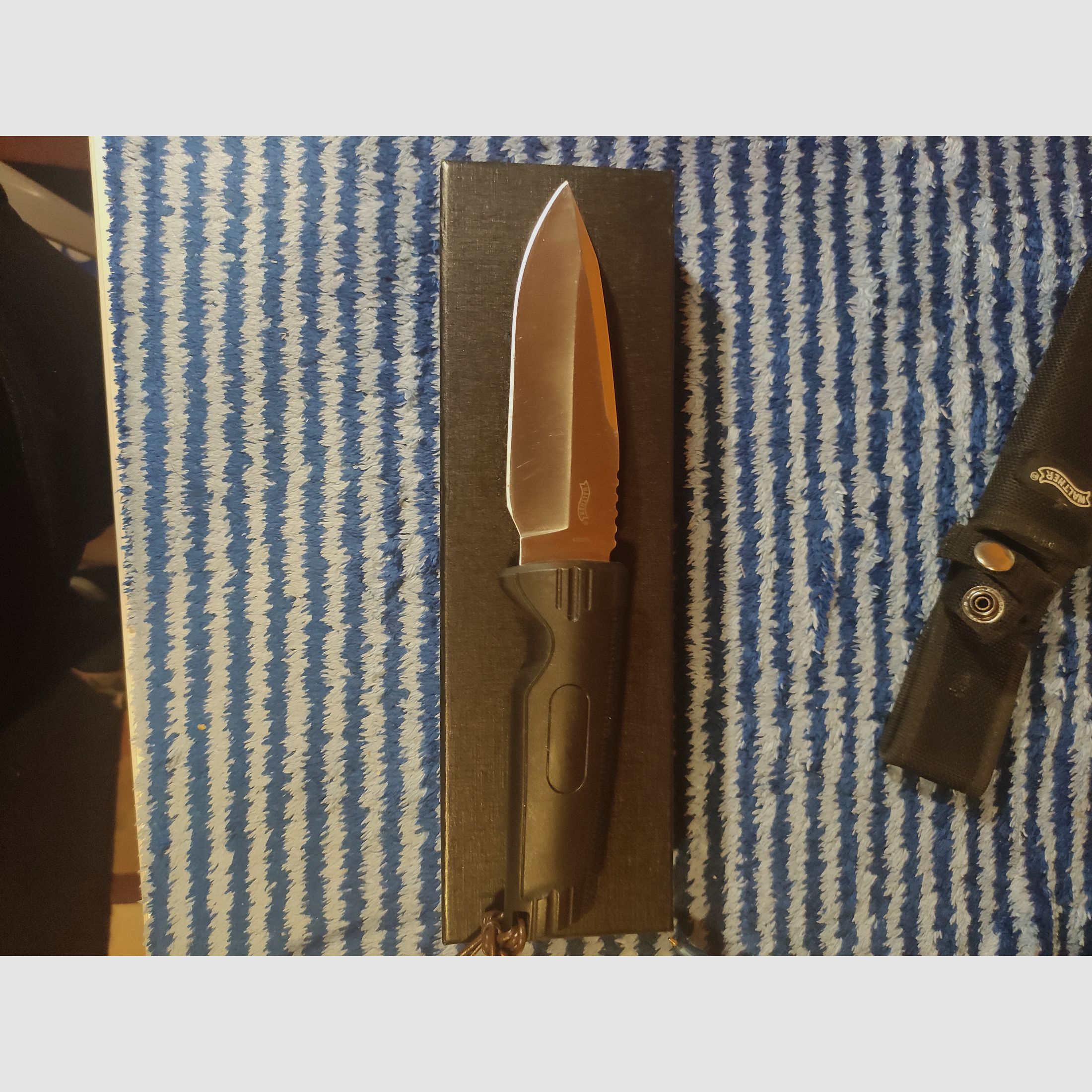 Walther tactical knife made of stainless steel about 20 years old, image 3 of 4