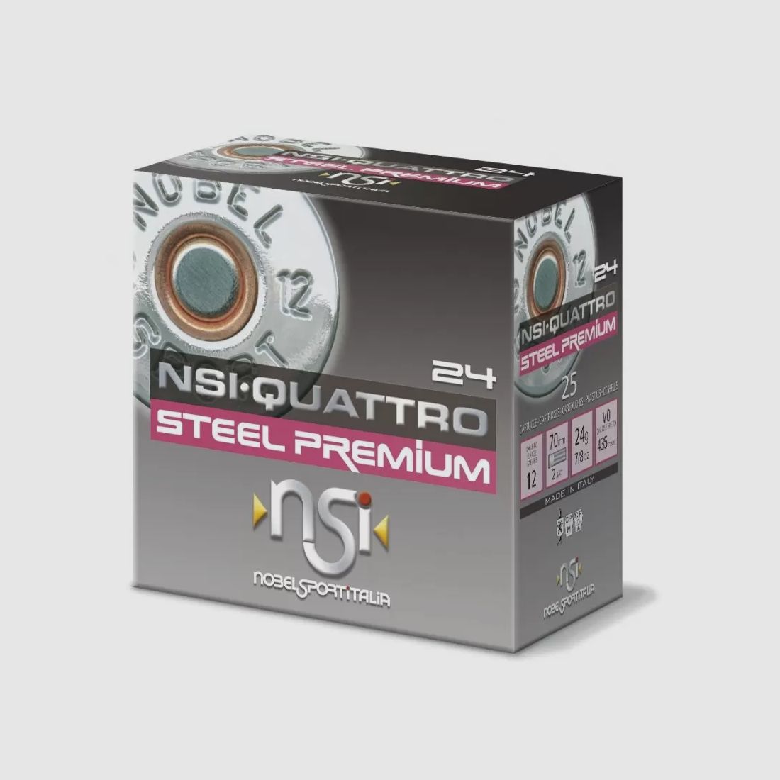 AMUNICJA ŚRUTOWA NSI TARGET STEEL PREMIUM 24 HP