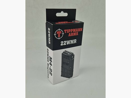 Tippmann Arms Chargeur de Remplacement M4-22 .22 WMR Noir, Capacité de 10 Coups