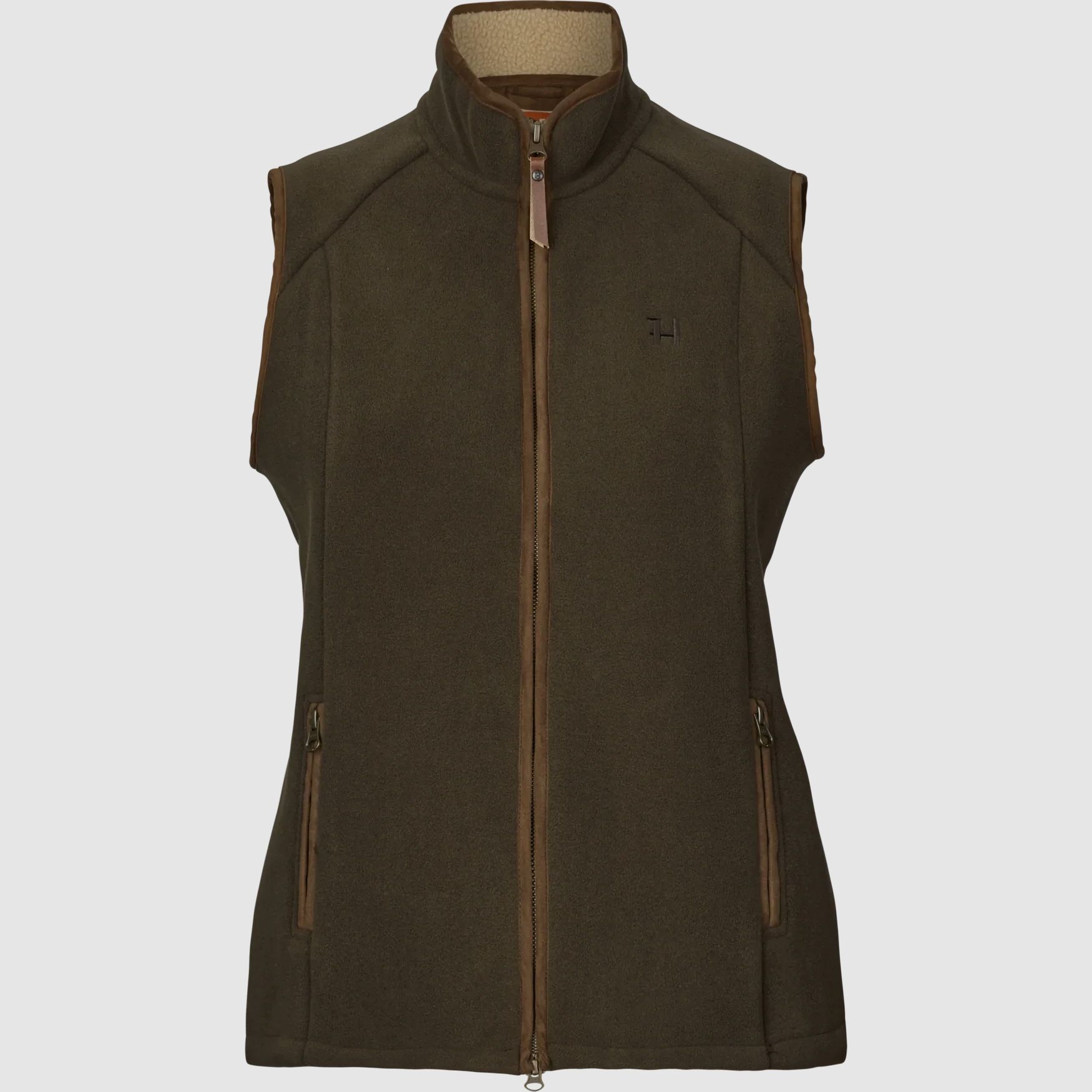 Härkila Sandhem Sherpa Fleeceweste Dame Willow green XXL
