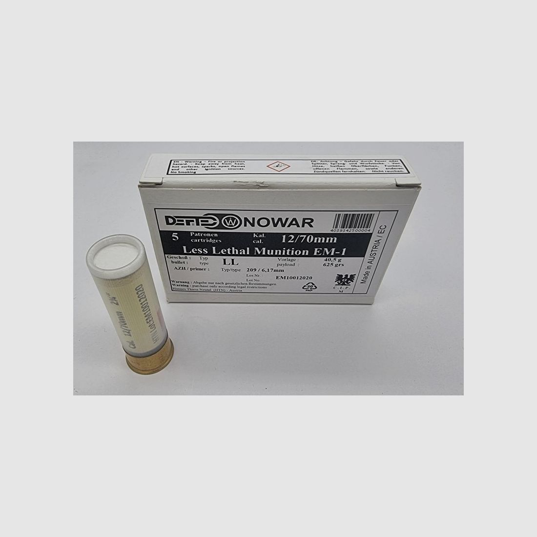 MUNITIONS LESS LETHAL EM1 12/70 40,5 G 1 PCS