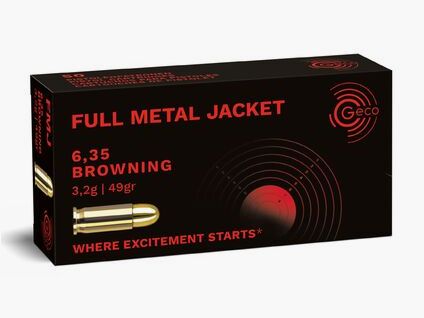 GECO 6,35 Browning Full Metal Jacket 3,2g/49gr