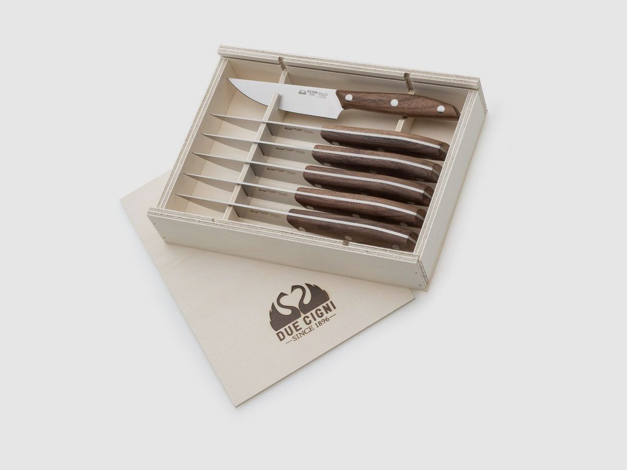 Messer 1896 Steakmesser Set Walnuss