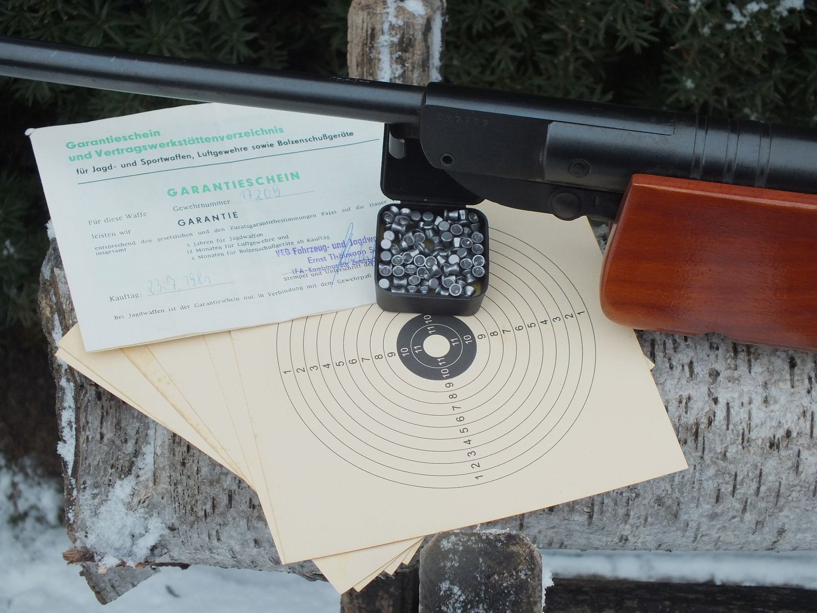 Suhl air pressure rifle Haenel 303-8 Super