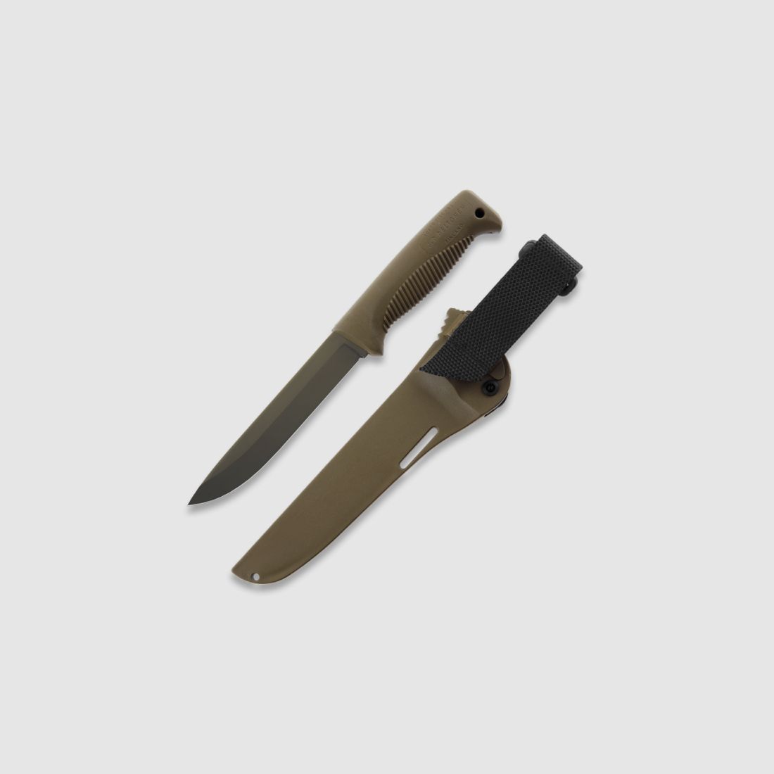 Peltonen Knives M95 Ranger Puukko Sissipuukko FJP060 Cerakote FDE Beschichtung Kunststoffscheide braun FDE