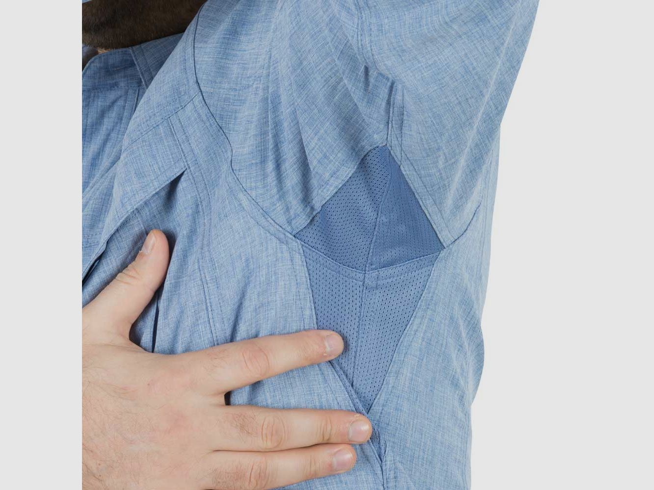 HELIKON-TEX DEFENDER Mk2 GENTLEMEN SHIRT® MELANGE LIGHT BLUE