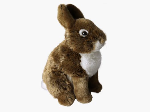 Plüschtier sitzender Hase