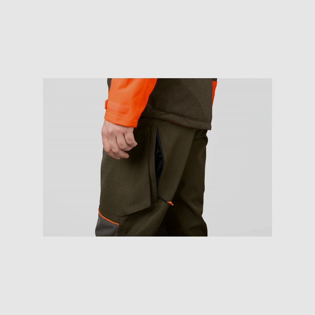 SEELAND VENTURE HOSE PINE GREEN/HI- VIS ORANGE, Bild 5 von 7
