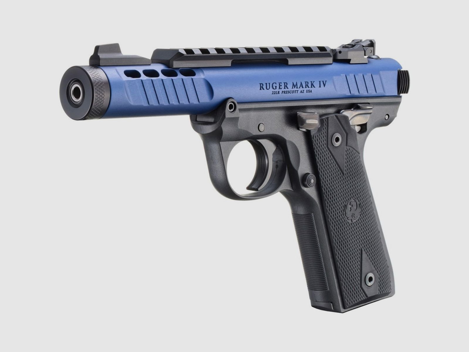 Ruger Mark IV 22/45 Lite Blue/Black (43961), zdjęcie 2 z 11
