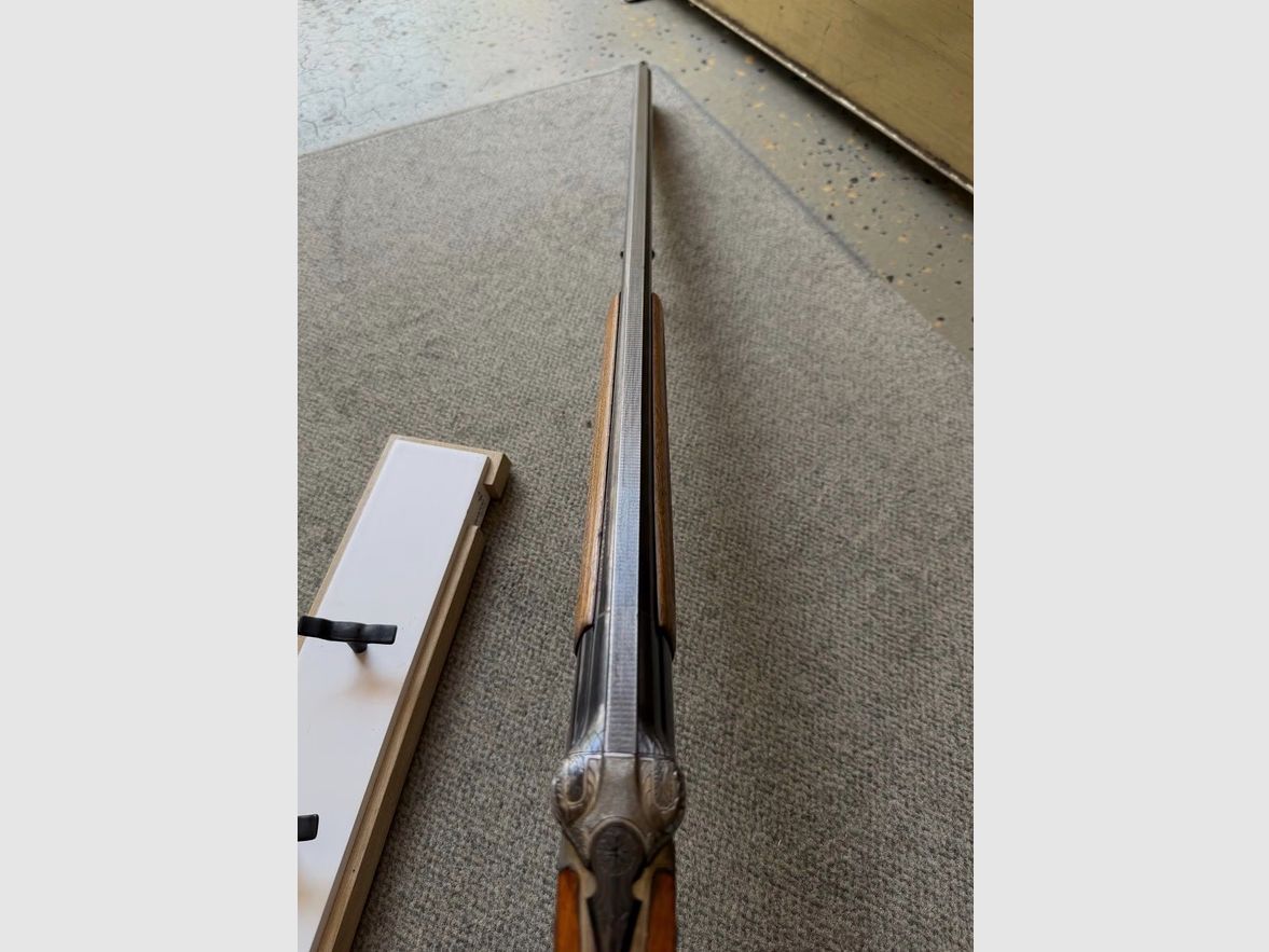 Heym Bockdoppelflinte mit Ejector 16/70, Bild 3 von 3