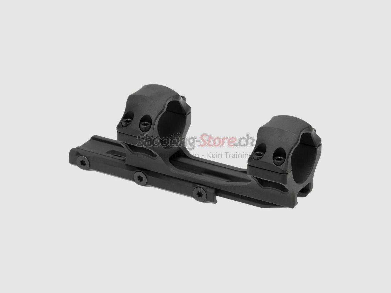 Leapers Accu-Sync 30mm Medium Profile 50mm Offset Rings Black