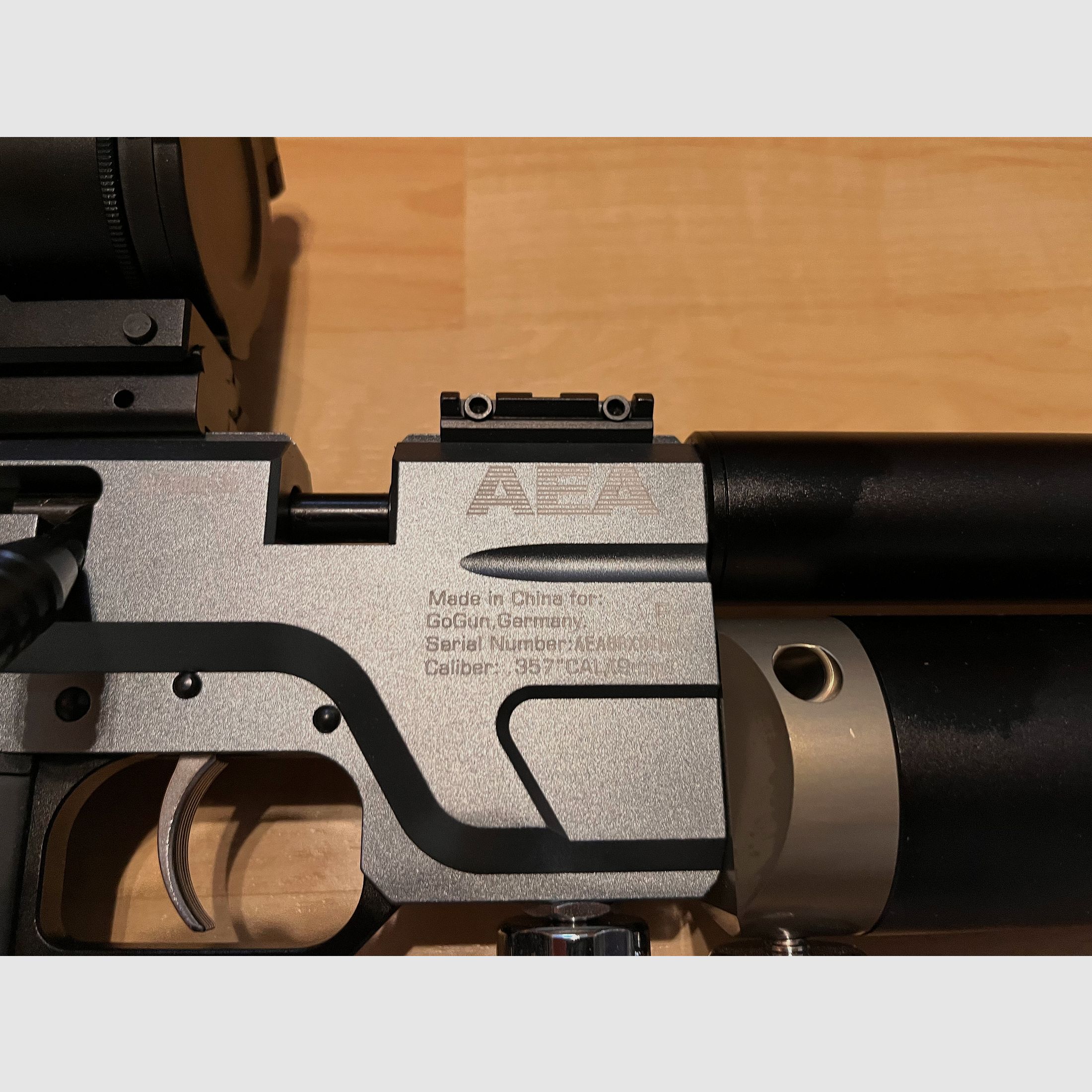 Luftgewehr AEA HPMAX F-Serie inkl. Schalldämpfer und Element Zielfernrohr