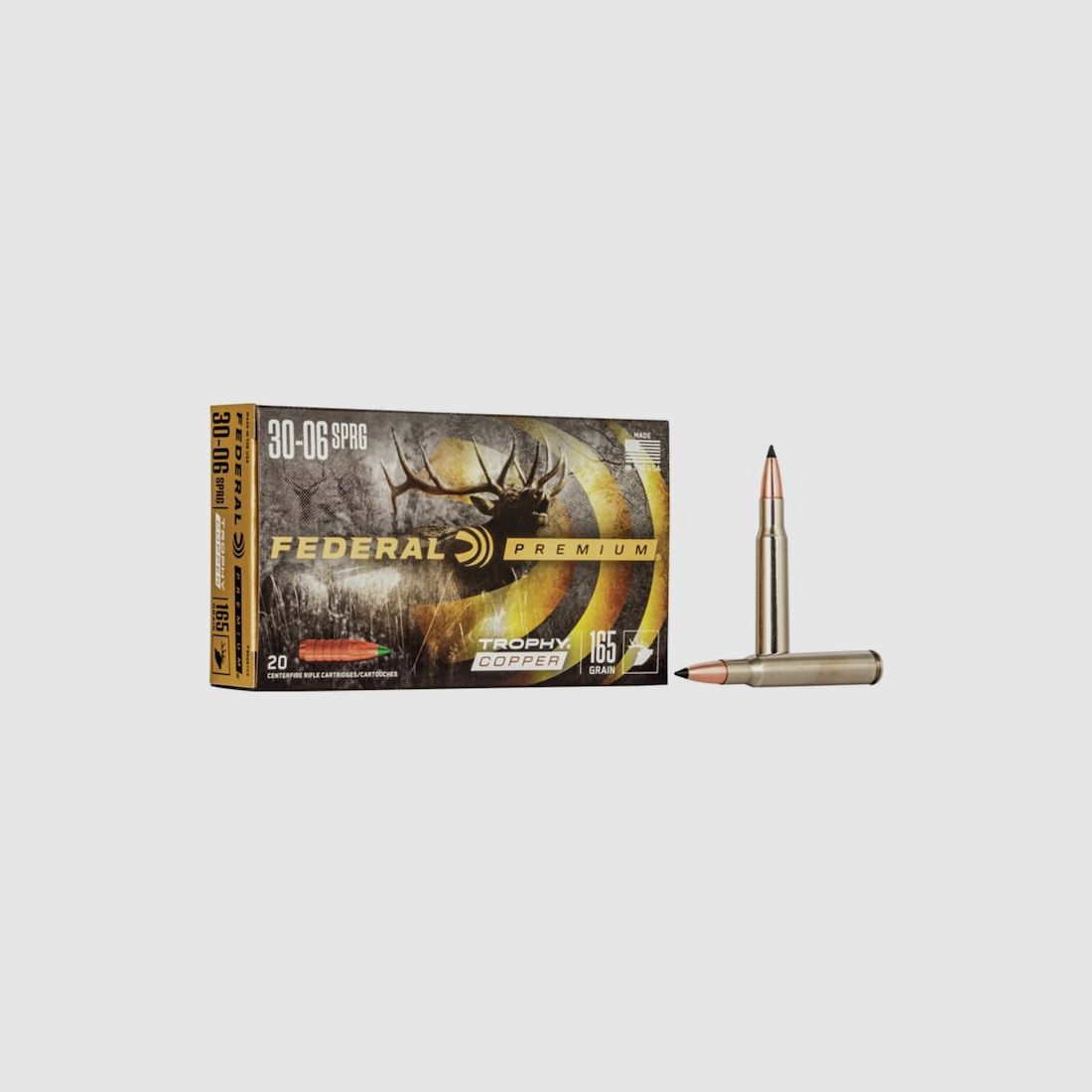 Federal Premium Trophy Copper .30-06 Sprg. 165GR 20 Patronen