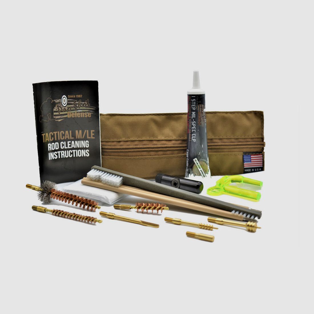 Kit de nettoyage Ruck 223/9mm Coyote