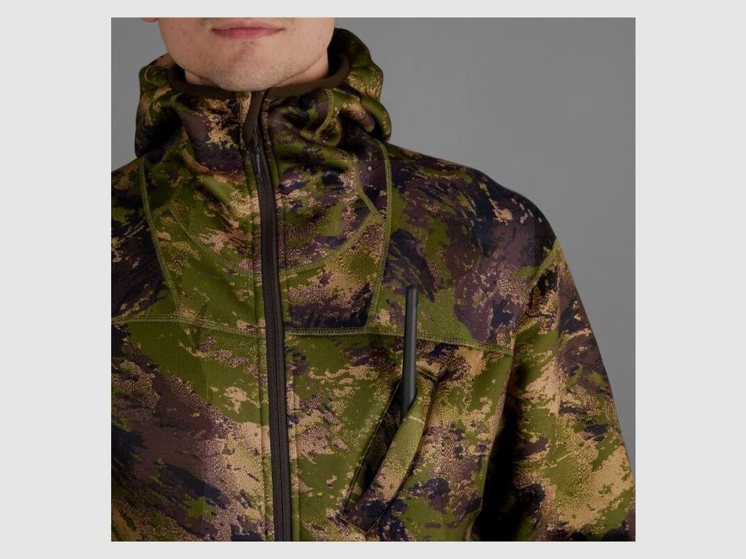 Härkila Herren Fleecehoodie Deer Stalker Camo