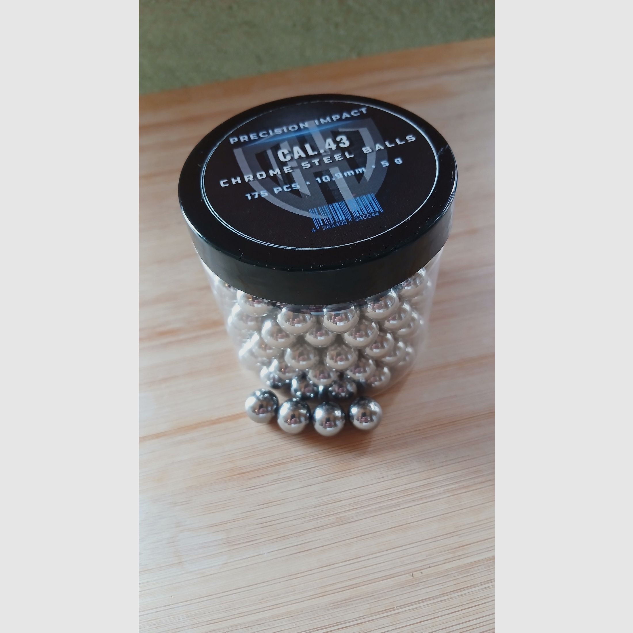 Chrome Steele Balls RAM kal. .43 175 szt. w tym wysyłka!!!