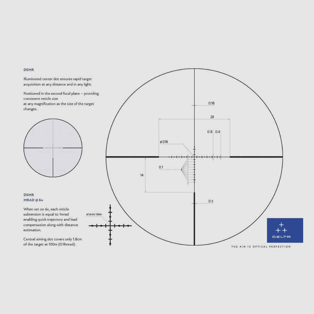 Delta Optical Stryker HD 1-6×24 SFP DSMR