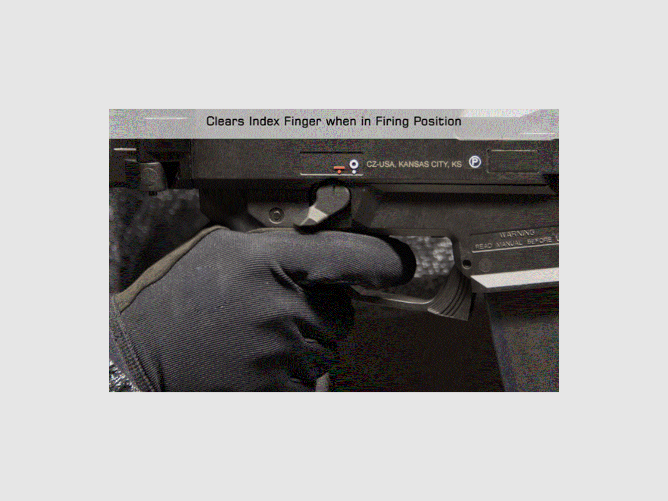 Selettori di sicurezza UTG CZ Scorpion Evo 3, Nero