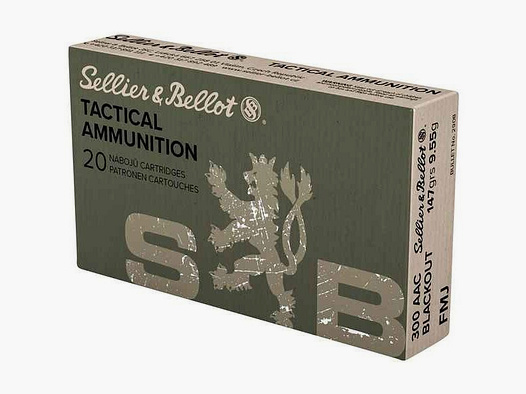 Sellier & Bellot .300 AAC Blackout Vollmantel 9,55g/147grs.