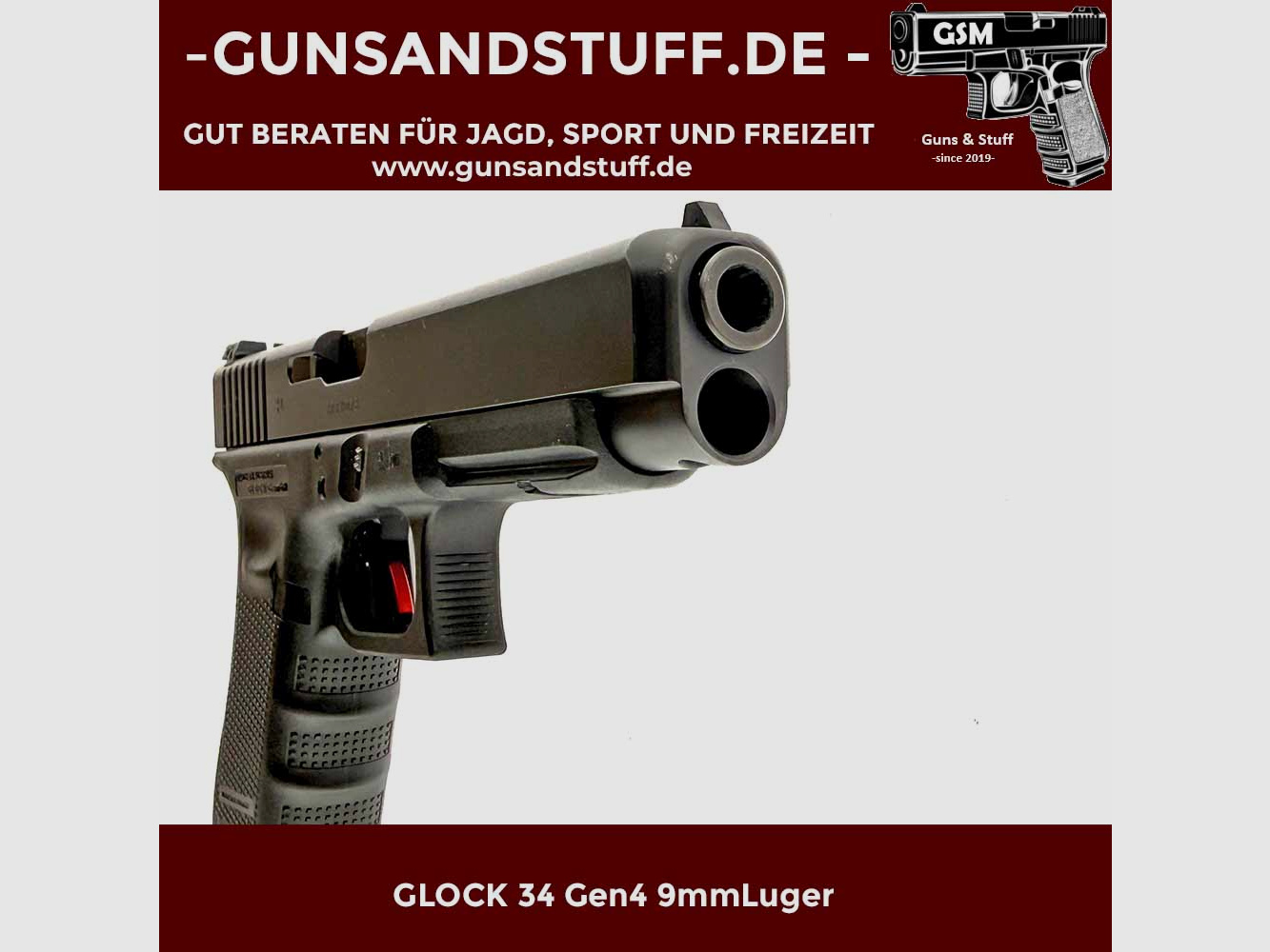 GLOCK 34 Gen4 9mmLuger incl. Timney Match Trigger en Glock Jet Funnel