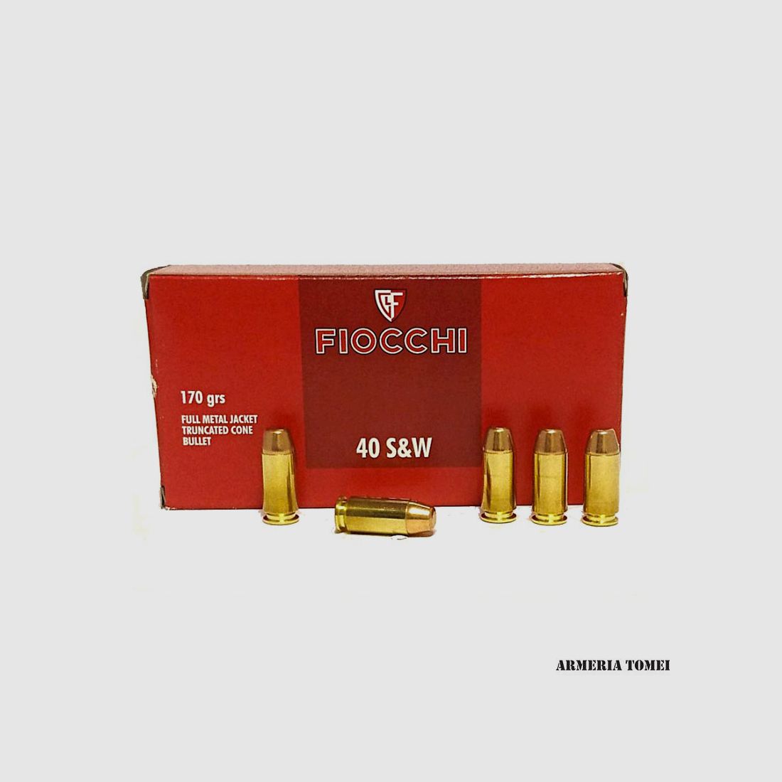 FIOCCHI – 40 S&W 170GR FULL METAL JACKET – Hollow Point