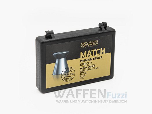 JSB Premium Match Diabolo Kaliber 4,5 mm Flachkopf 0,52 g